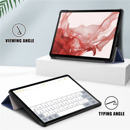 Fodral för Samsung Galaxy Tab S9 FE / Tab S9 / Tab S10 FE, Techsuit, FoldPro, Blå