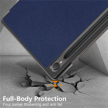 Fodral för Samsung Galaxy Tab S9 FE / Tab S9 / Tab S10 FE, Techsuit, FoldPro, Blå