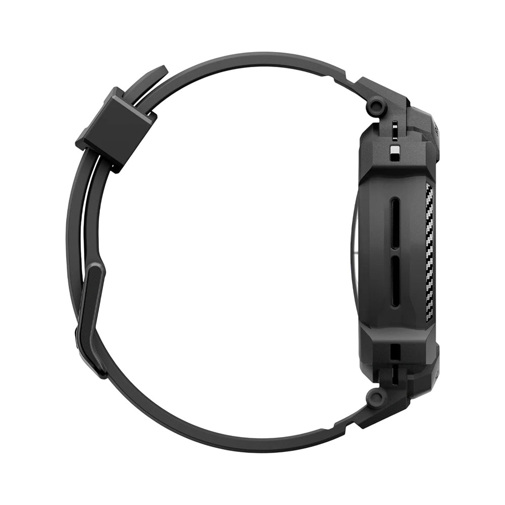 Fodral för Samsung Galaxy Watch Ultra2, Spigen, Rugged Armor Pro, Matt svart ACS11612