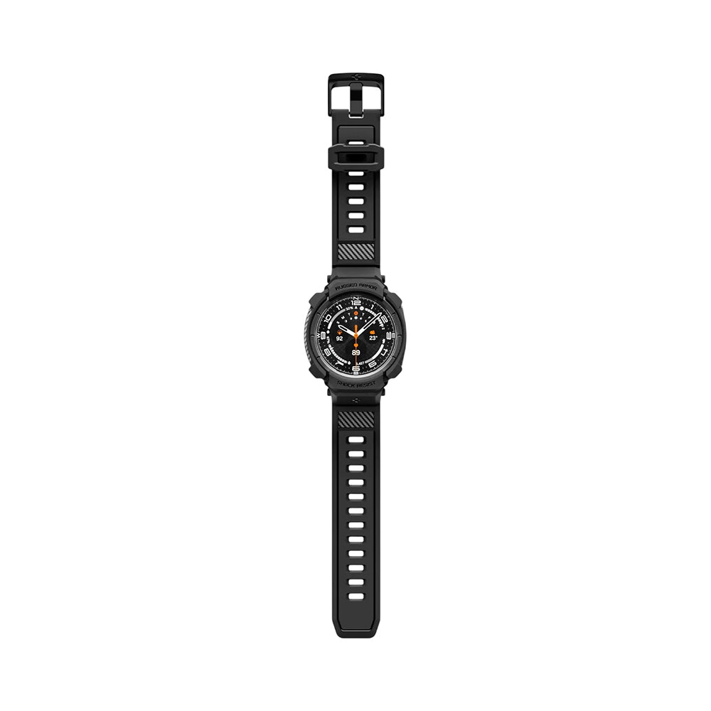 Fodral för Samsung Galaxy Watch Ultra2, Spigen, Rugged Armor Pro, Matt svart ACS11612