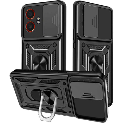 Fodral för Samsung Galaxy XCover7 Pro, Techsuit, CamShield, Svart
