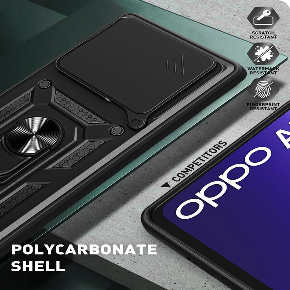 Fodral för Samsung Galaxy XCover7 Pro, Techsuit, CamShield, Svart