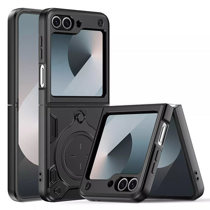 Fodral för Samsung Galaxy Z Flip7 FE F761 / Z Flip6 F741, Techsuit, CamGuard Pro, Svart