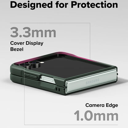 Fodral för Samsung Galaxy Z Flip7 F766, Ringke, Onyx, Mörkgrön