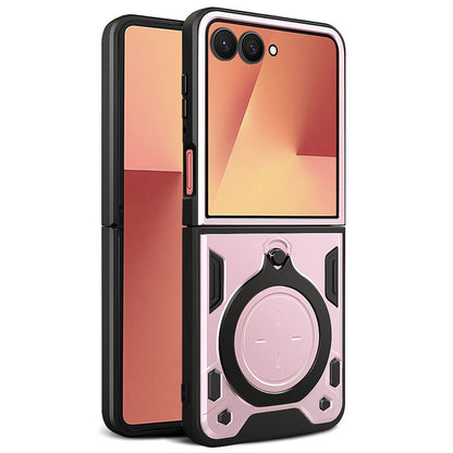 Fodral för Samsung Galaxy Z Flip7 F766, Techsuit, CamGuard Pro, Rosa Guld