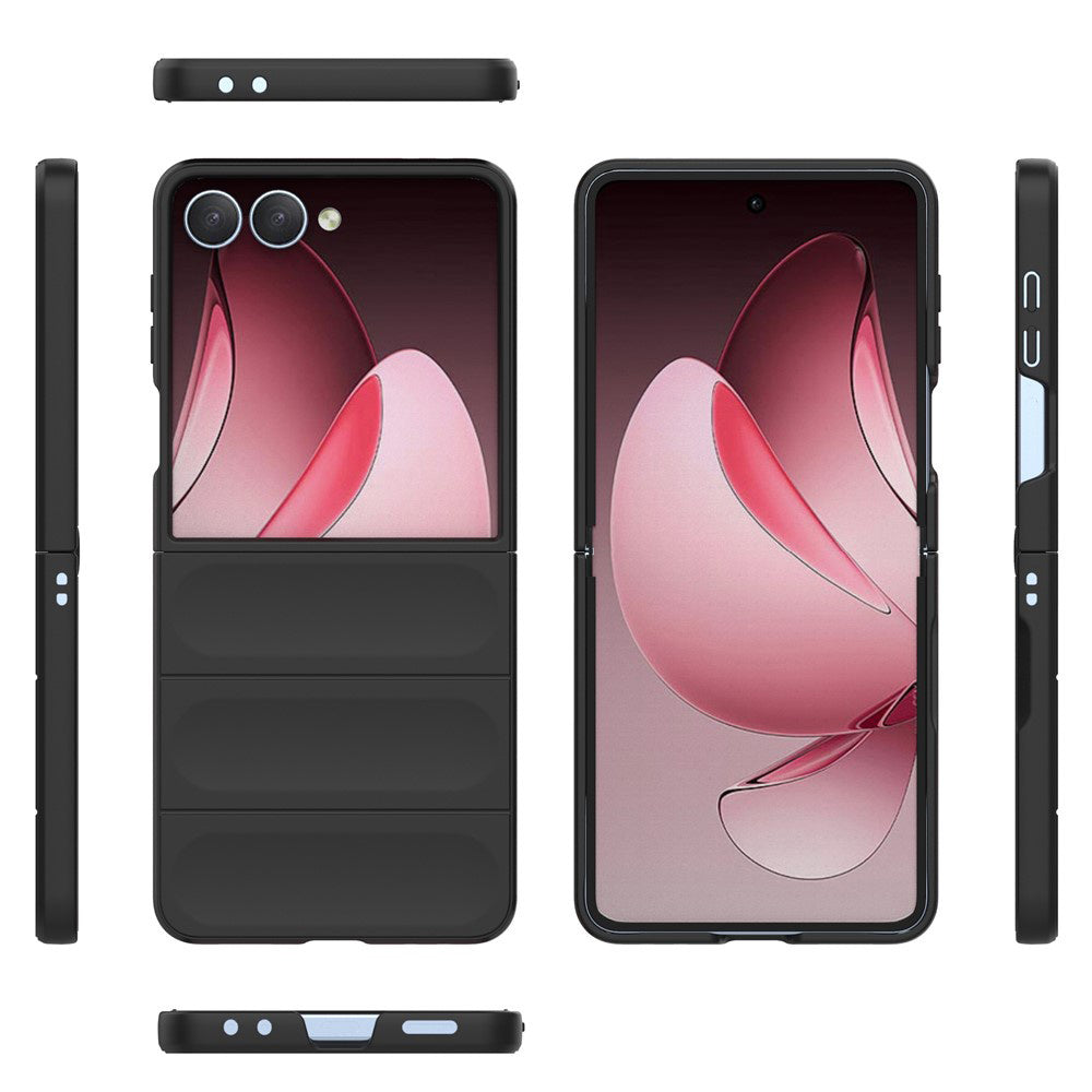 Fodral för Samsung Galaxy Z Flip7 F766, Techsuit, Magic Shield, Grön