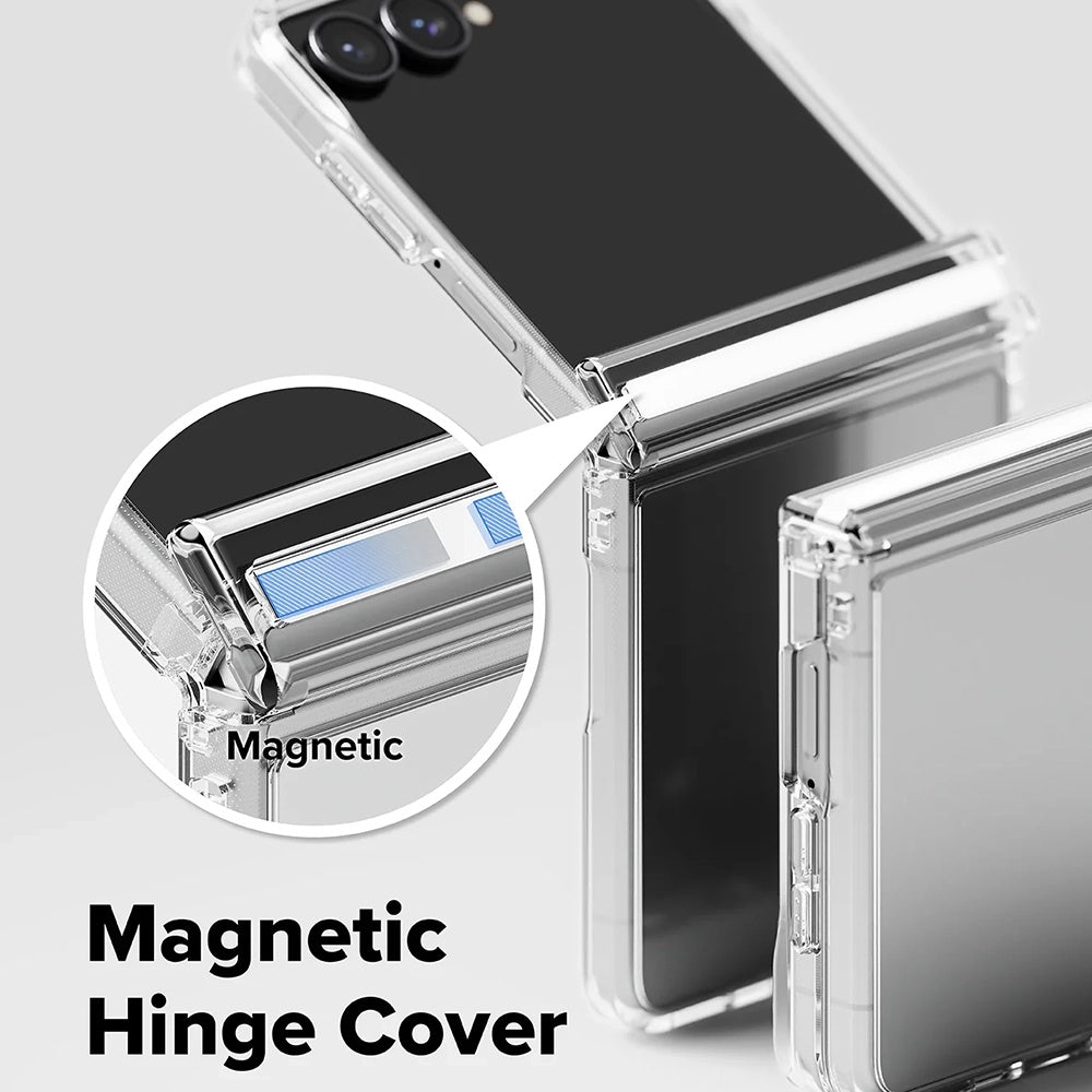 Fodral för Samsung Galaxy Z Flip8 F776, Ringke, Fusion Flap, Transparent