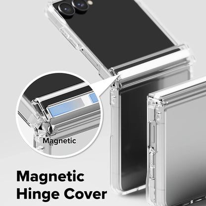 Fodral för Samsung Galaxy Z Flip8 F776, Ringke, Fusion Flap, Transparent