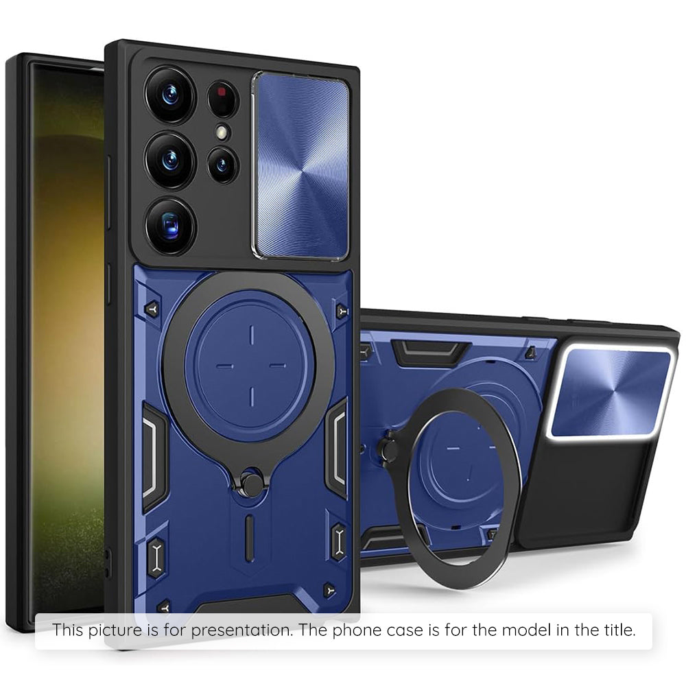 Fodral för Samsung Galaxy Z Flip8 F776, Techsuit, CamGuard Pro, Blå