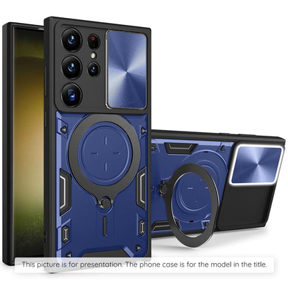 Fodral för Samsung Galaxy Z Flip8 F776, Techsuit, CamGuard Pro, Blå
