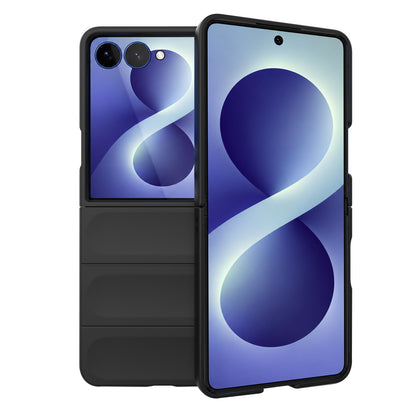 Fodral för Samsung Galaxy Z Flip8 F776, Techsuit, Magic Shield, Svart