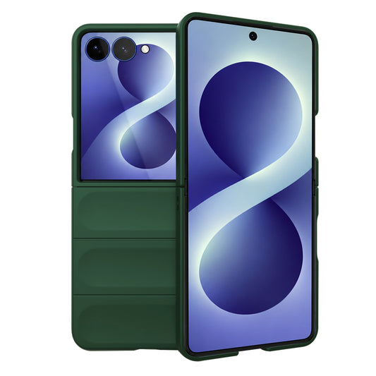 Fodral för Samsung Galaxy Z Flip8 F776, Techsuit, Magic Shield, Grön