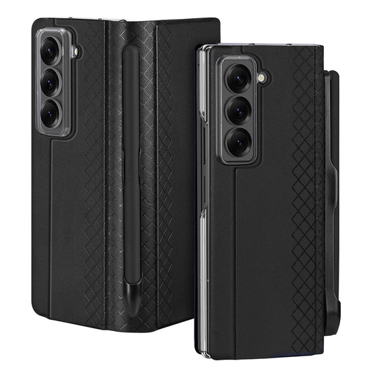 Fodral för Samsung Galaxy Z Fold Special, DUX DUCIS, Bril (med pennhållare), svart