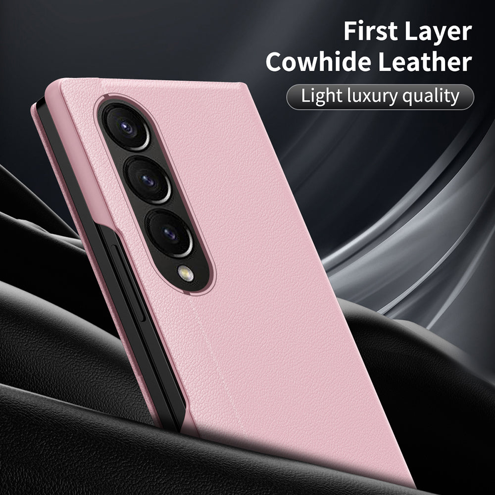 Fodral för Samsung Galaxy Z Fold3 5G F926, Techsuit, SmartView, Rosa
