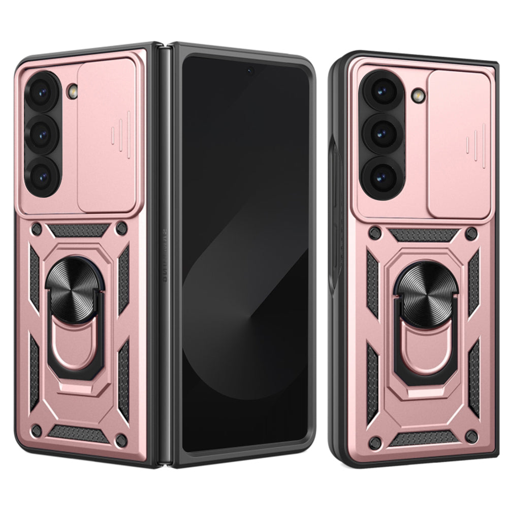 Fodral för Samsung Galaxy Z Fold6 F956, Techsuit, CamShield, Rosa