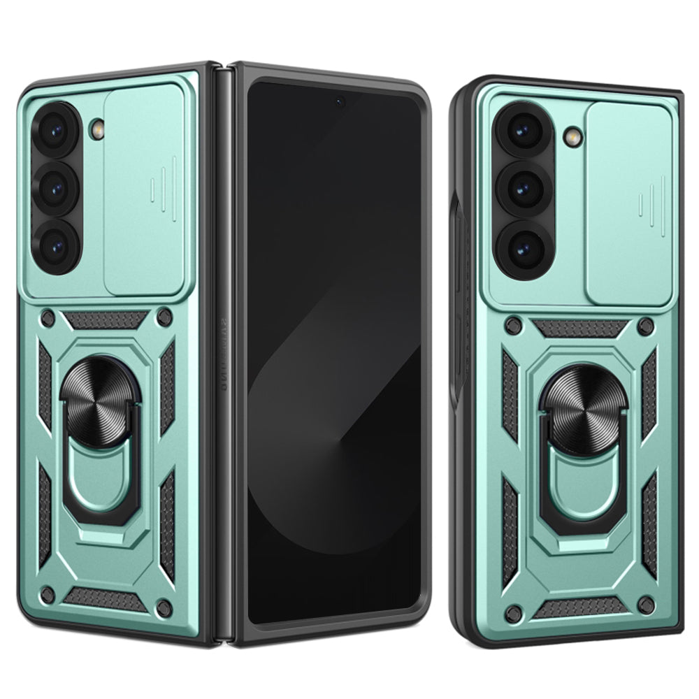 Fodral för Samsung Galaxy Z Fold6 F956, Techsuit, CamShield, Grön