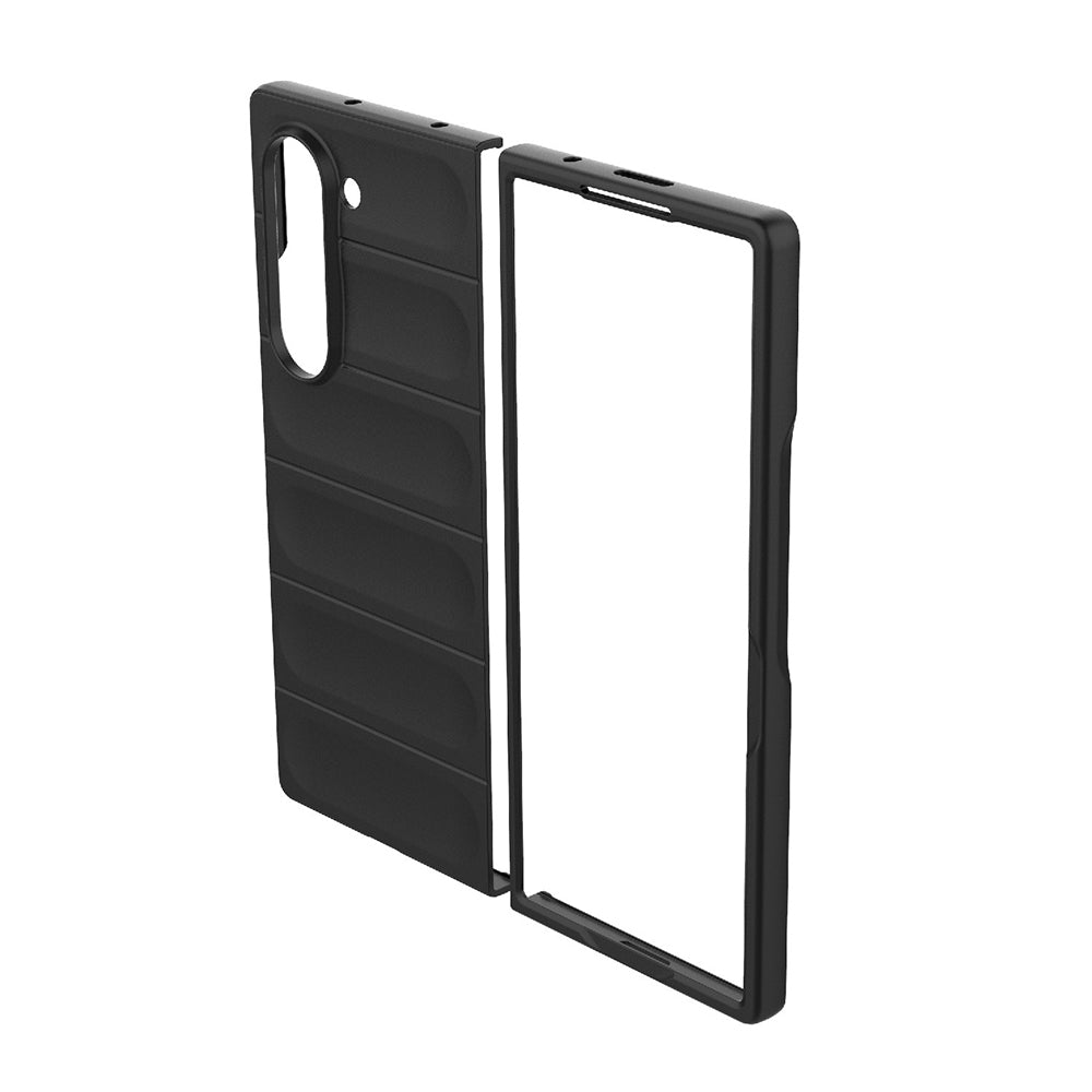 Fodral för Samsung Galaxy Z Fold6 F956, Techsuit, Magic Shield, Vinröd