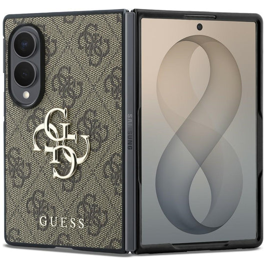 Fodral för Samsung Galaxy Z Fold8 F971, Guess, 4G Big Logo, Brun