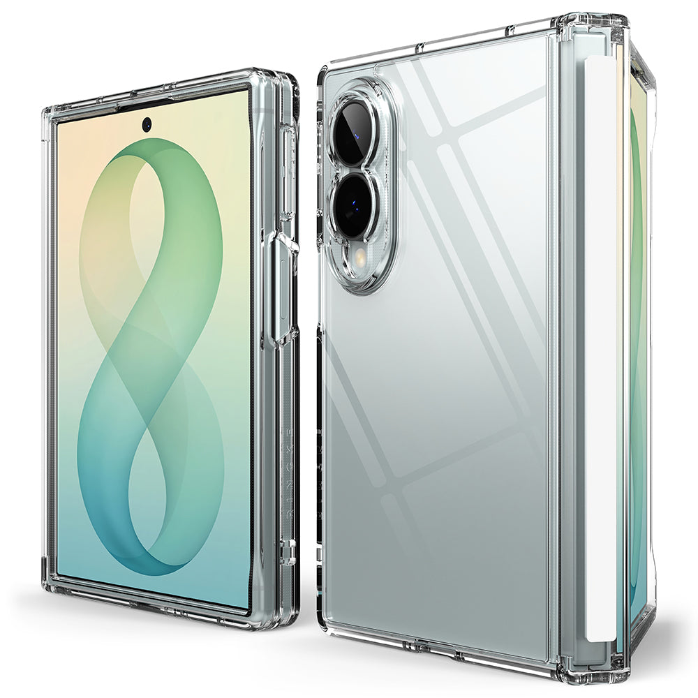 Fodral för Samsung Galaxy Z Fold8 F971, Ringke, Fusion Flap, Transparent