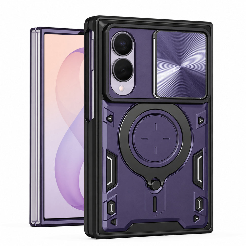 Fodral för Samsung Galaxy Z Fold8 F971, Techsuit, CamGuard Pro, Lila