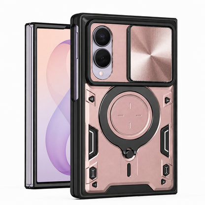 Fodral för Samsung Galaxy Z Fold8 F971, Techsuit, CamGuard Pro, Roséguld