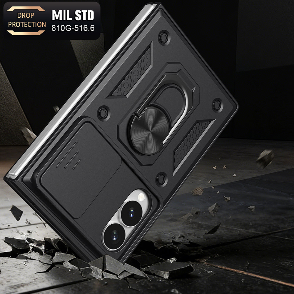 Fodral för Samsung Galaxy Z Fold8 F971, Techsuit, CamShield, Svart