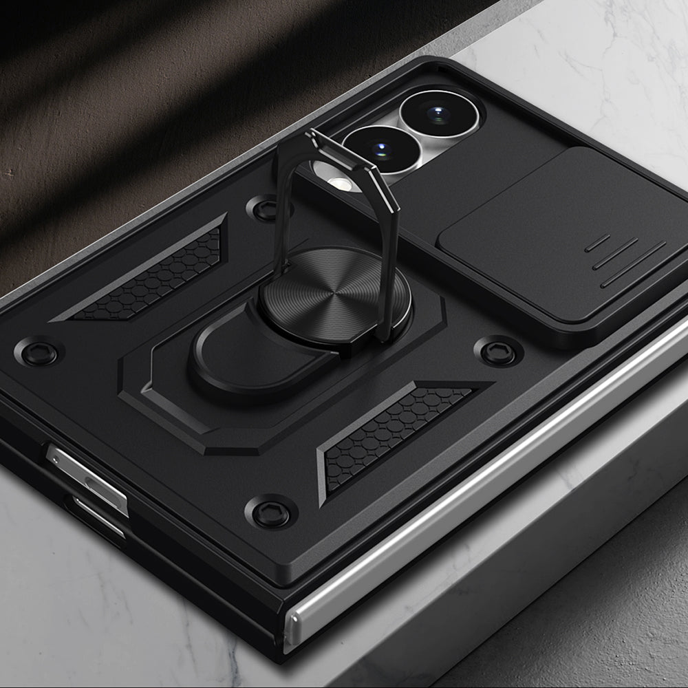 Fodral för Samsung Galaxy Z Fold8 F971, Techsuit, CamShield, Svart