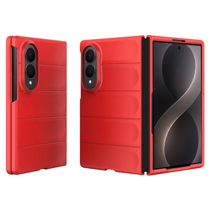 Fodral för Samsung Galaxy Z Fold8 F976, Techsuit, Magic Shield, Röd
