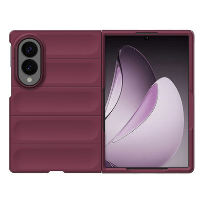 Fodral för Samsung Galaxy Z Fold8 F976, Techsuit, Magic Shield, Vinröd