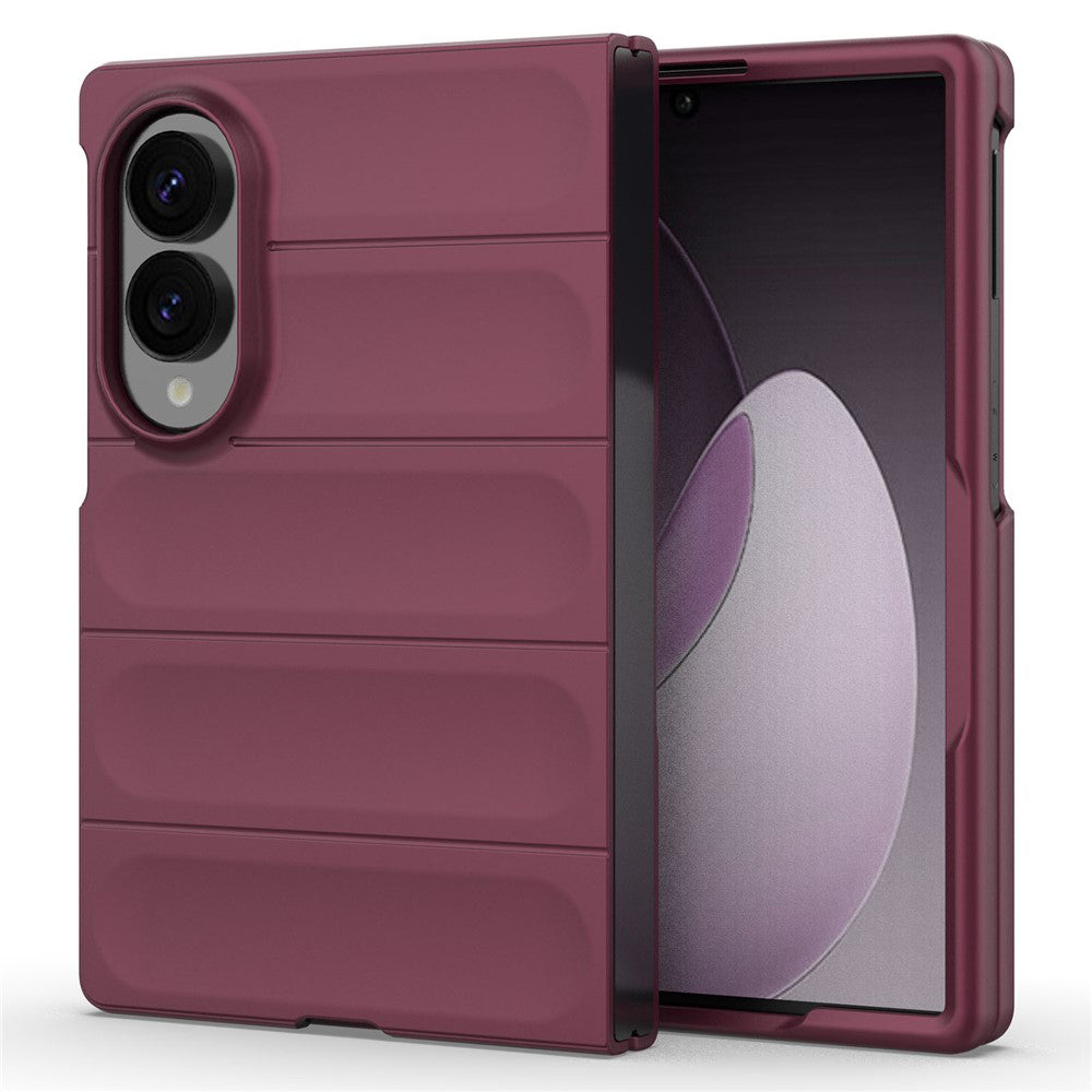 Fodral för Samsung Galaxy Z Fold8 F976, Techsuit, Magic Shield, Vinröd
