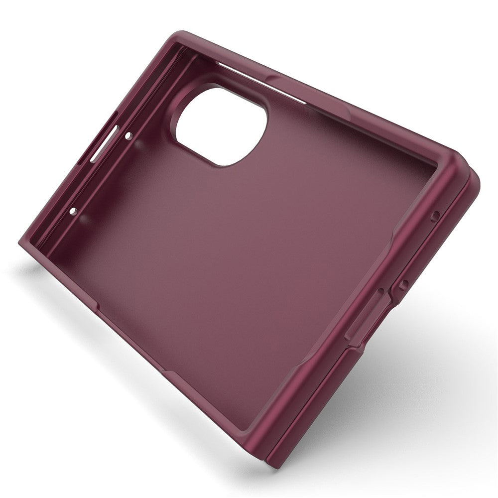 Fodral för Samsung Galaxy Z Fold8 F976, Techsuit, Magic Shield, Vinröd