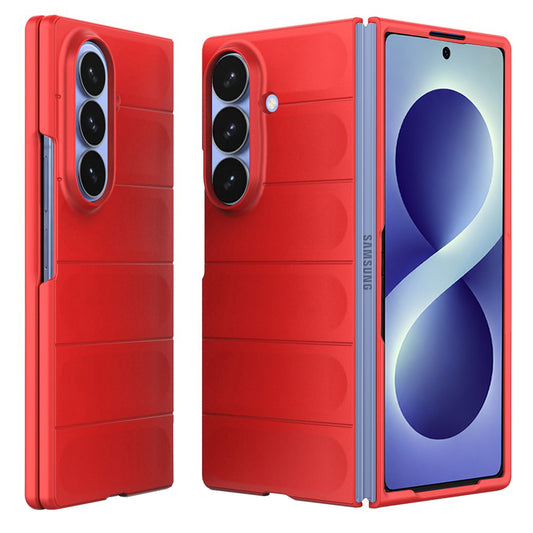 Fodral för Samsung Galaxy Z Fold8 Ultra F971, Techsuit, Magic Shield, Röd