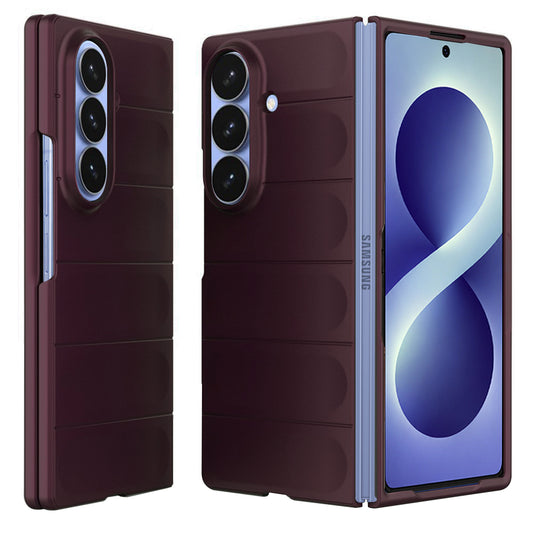 Fodral för Samsung Galaxy Z Fold8 Ultra F971, Techsuit, Magic Shield, Vinröd