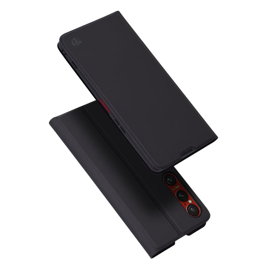 Fodral för Sony Xperia 1 VI, Techsuit, Magskin Book, Svart