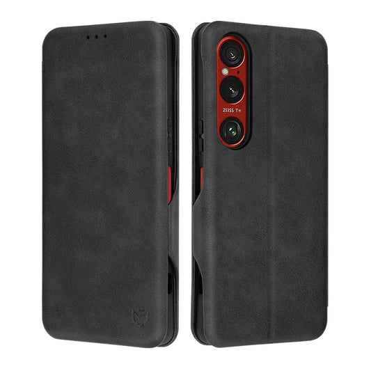 Fodral för Sony Xperia 1 VI, Techsuit, Safe Wallet Plus, Svart
