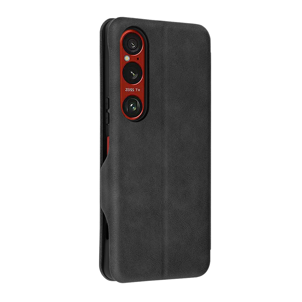 Fodral för Sony Xperia 1 VI, Techsuit, Safe Wallet Plus, Svart