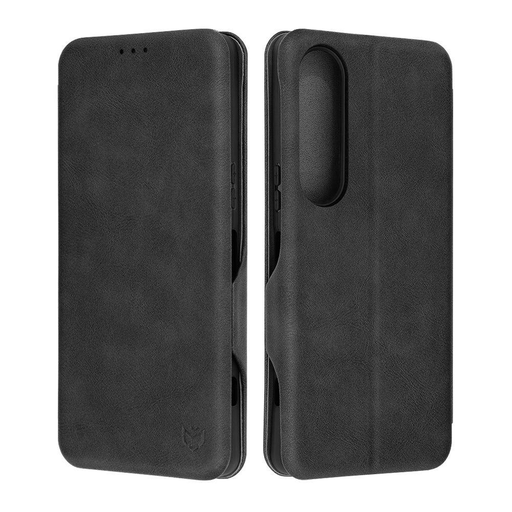 Fodral för Sony Xperia 1 VI, Techsuit, Safe Wallet Plus, Svart