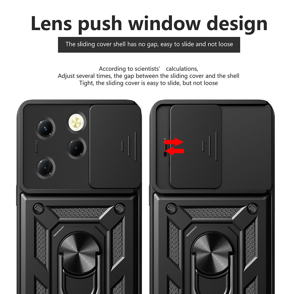 Fodral för Tecno Spark 20 Pro / Infinix Hot 40 / Hot 40 Pro, Techsuit, CamShield, Rosa