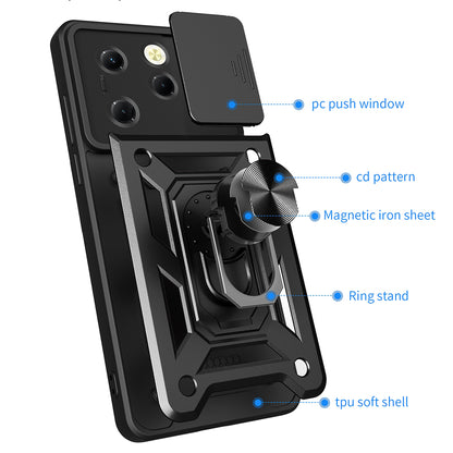 Fodral för Tecno Spark 20 Pro / Infinix Hot 40 / Hot 40 Pro, Techsuit, CamShield, Rosa