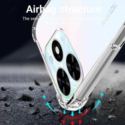 Fodral för Tecno Spark 20, Techsuit, Stötsäker Klar, Transparent