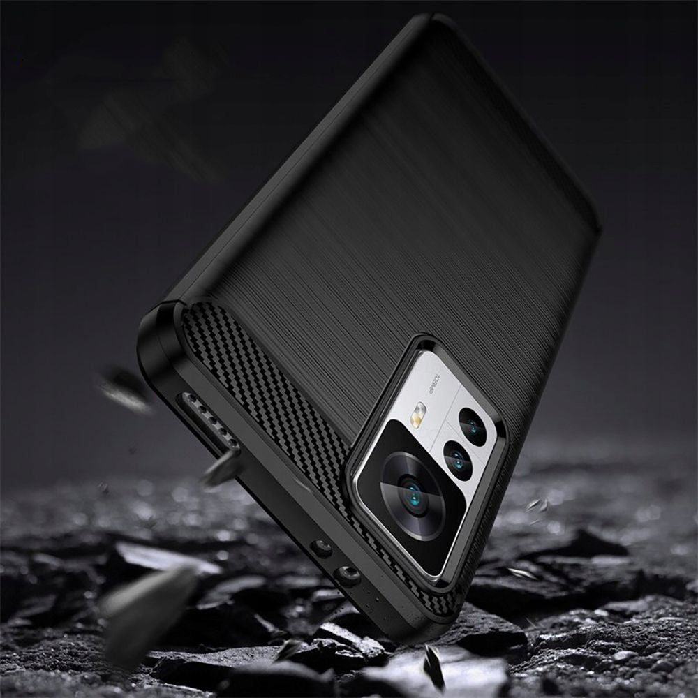 Case for Xiaomi 12T / 12T Pro, Techsuit, Carbon, Black