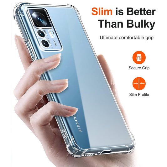 Fodral för Xiaomi 12T / 12T Pro, Techsuit, Stötsäker Klar, Transparent