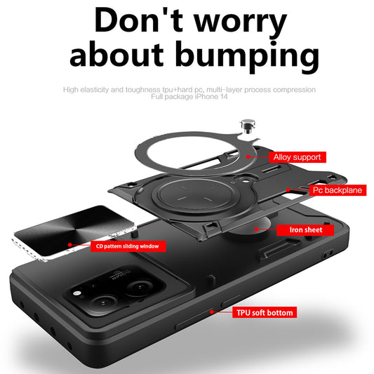 Case for Xiaomi 13T Pro / 13T, Techsuit, CamGuard Pro, Black