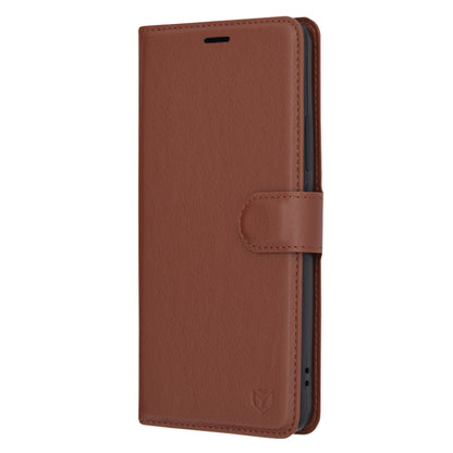 Fodral för Xiaomi 13T Pro / 13T, Techsuit, Leather Folio, Brun