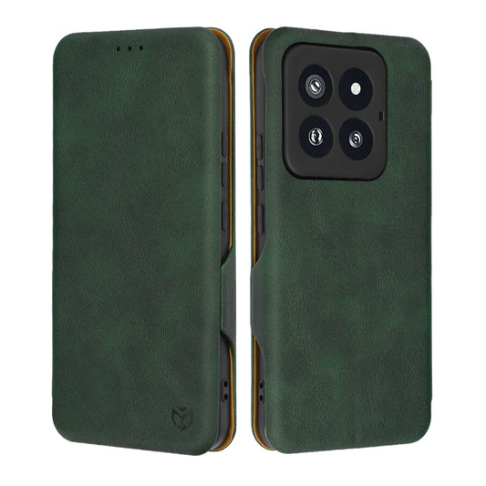 Fodral för Xiaomi 14 Pro, Techsuit, Safe Wallet Plus, Grön