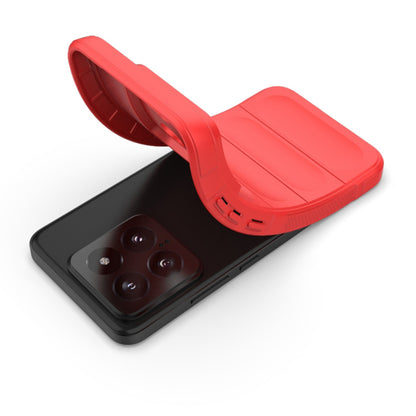 Skyddsfodral för Xiaomi 14, Techsuit, Magic Shield, Körsbärsröd