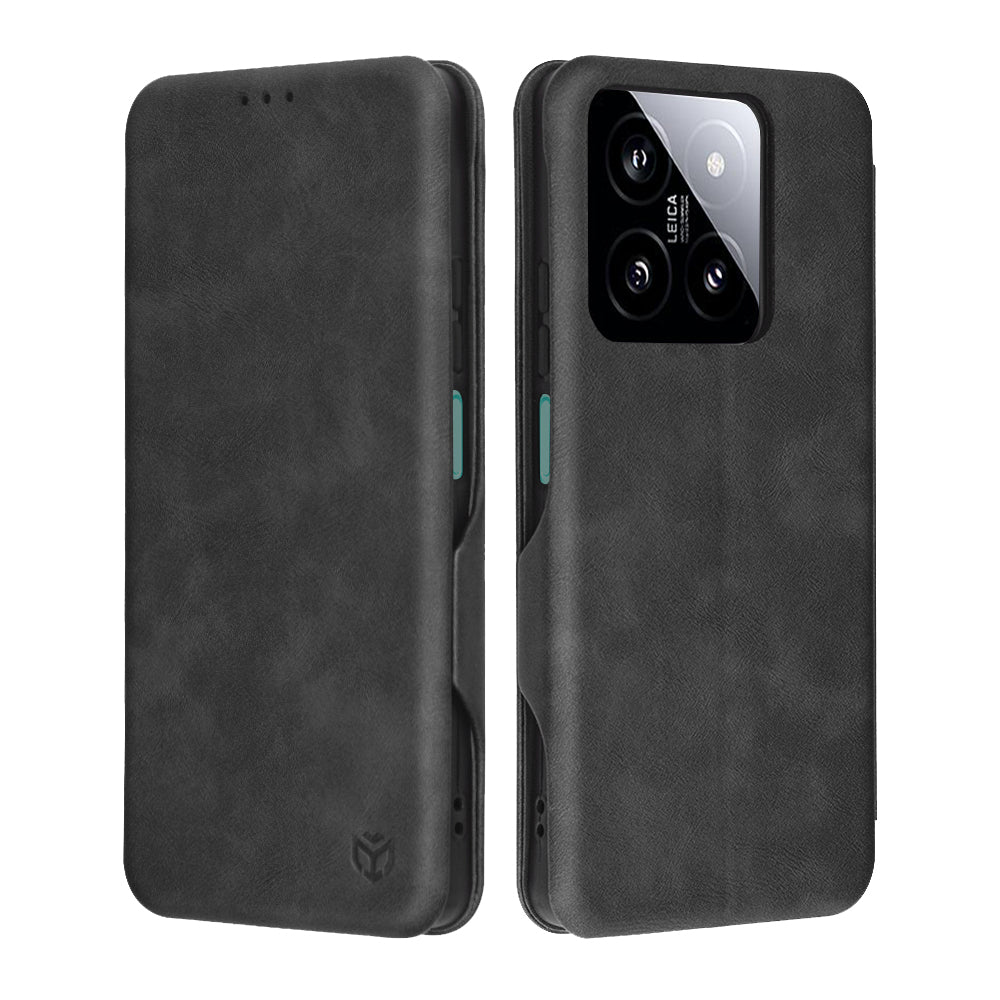 Fodral för Xiaomi 14, Techsuit, Safe Wallet Plus, Svart