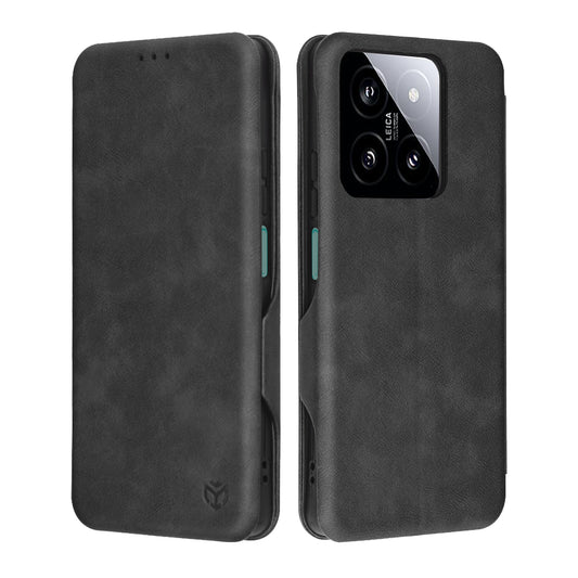 Fodral för Xiaomi 14, Techsuit, Safe Wallet Plus, Svart
