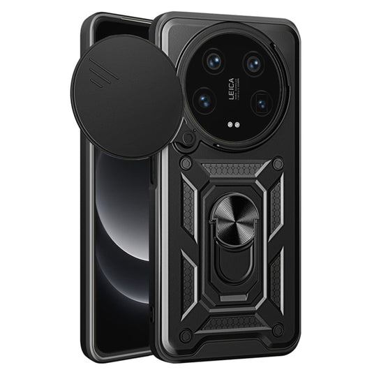 Fodral för Xiaomi 14 Ultra, Techsuit, CamShield, Svart