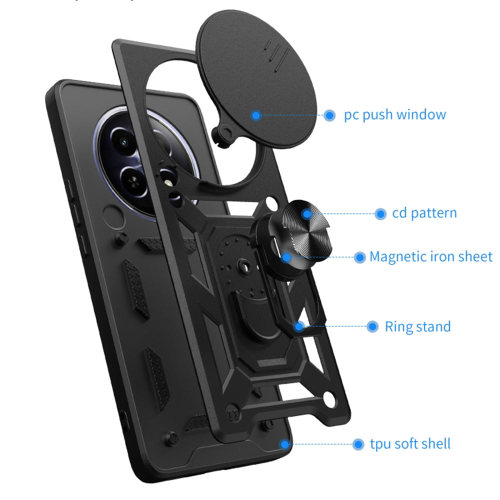 Fodral för Xiaomi 14 Ultra, Techsuit, CamShield, Grön